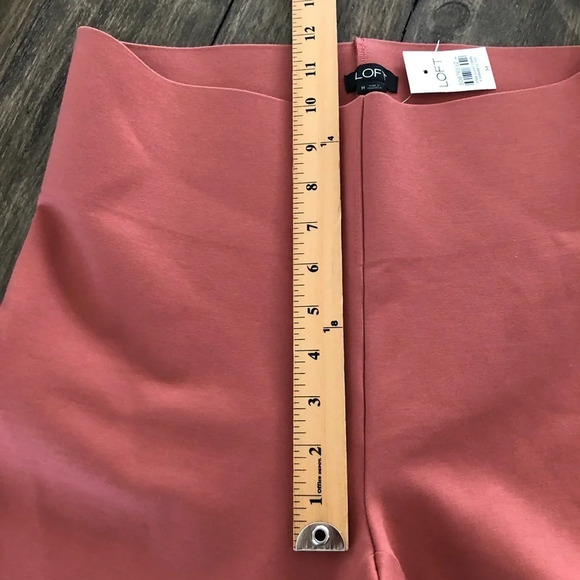 New LOFT Pink High-Waisted Leggings NWT Medium - Picture 5 of 8